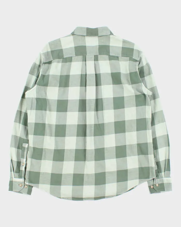 Vintage Eddie Bauer Buffalo Plaid Classic Fit Long Sleeve Flannel Shirt - L sold by Rokit product image thumbnail 2