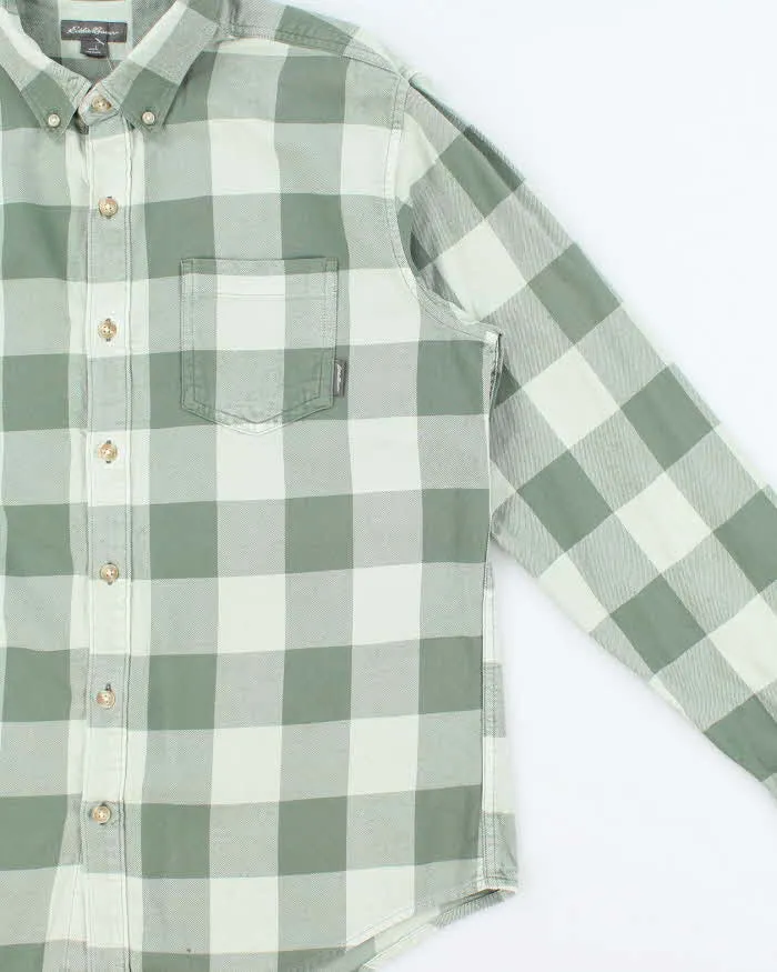 Vintage Eddie Bauer Buffalo Plaid Classic Fit Long Sleeve Flannel Shirt - L sold by Rokit product image thumbnail 3