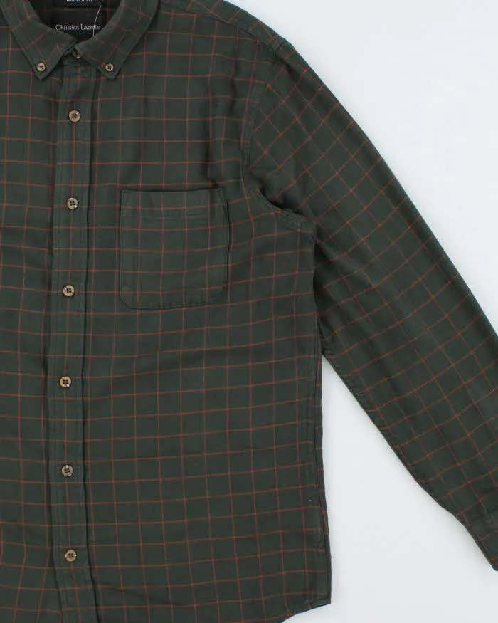 Vintage Christian Lacroix Modern Fit Long Sleeve Flannel Shirt - XL sold by Rokit product image thumbnail 3
