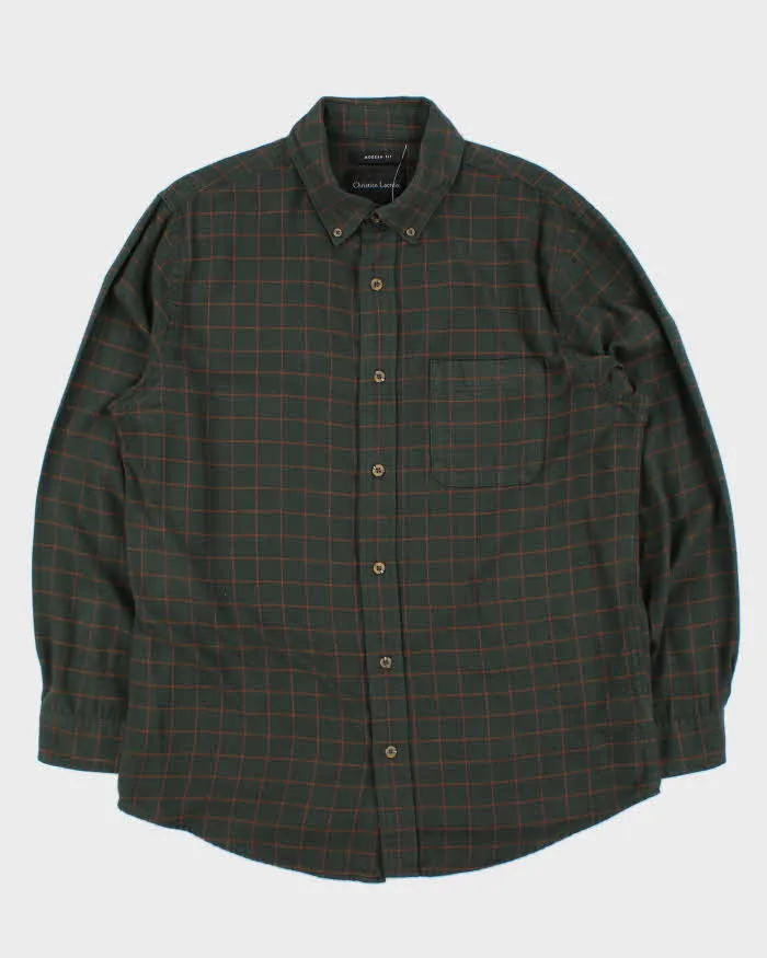 Vintage Christian Lacroix Modern Fit Long Sleeve Flannel Shirt - XL sold by Rokit