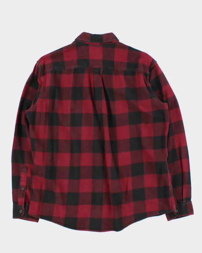 Vintage Eddie Bauer Buffalo Plaid Classic Fit Long Sleeve Flannel Shirt - L sold by Rokit product image thumbnail 2