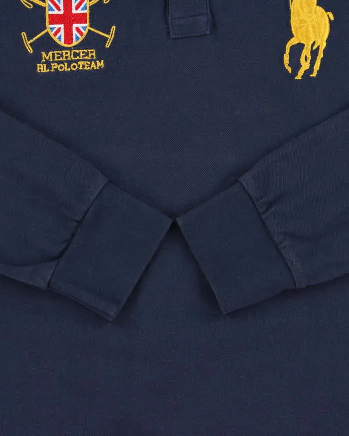 Vintage Y2K 00s Polo Ralph Lauren Large Pony Long Sleeve Polo Shirt - L sold by Rokit product image thumbnail 5