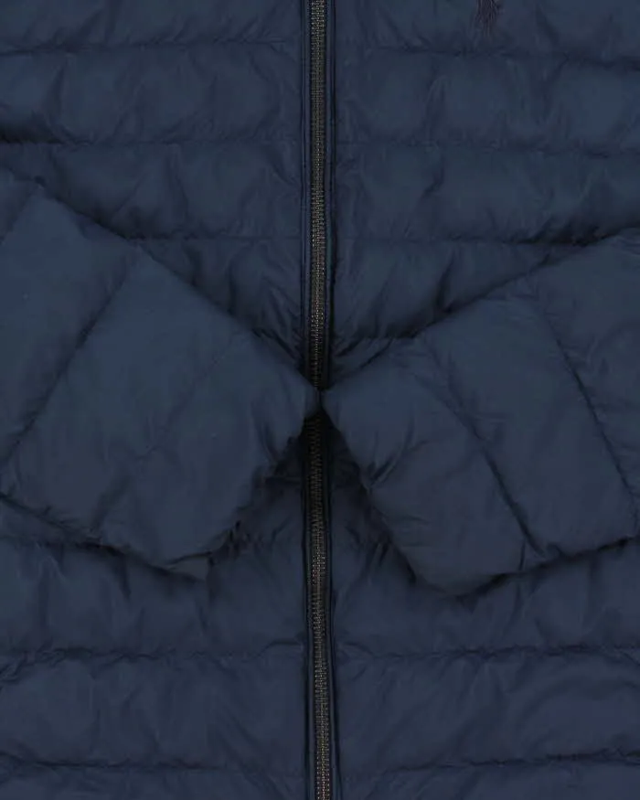 Vintage Polo Ralph Lauren Navy Lightweight Puffer Jacket - S sold by Rokit product image thumbnail 5