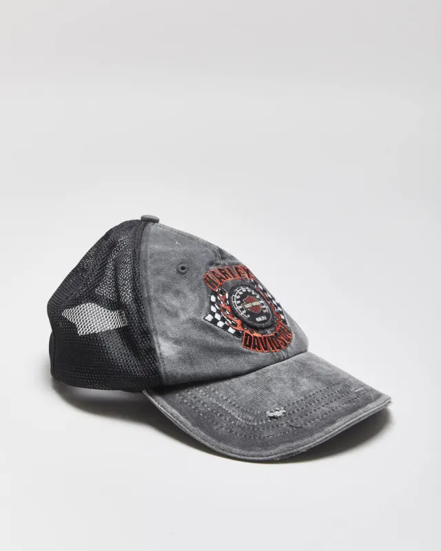 Vintage Y2K Harley Davidson Baseball Trucker Cap - OS sold by Rokit