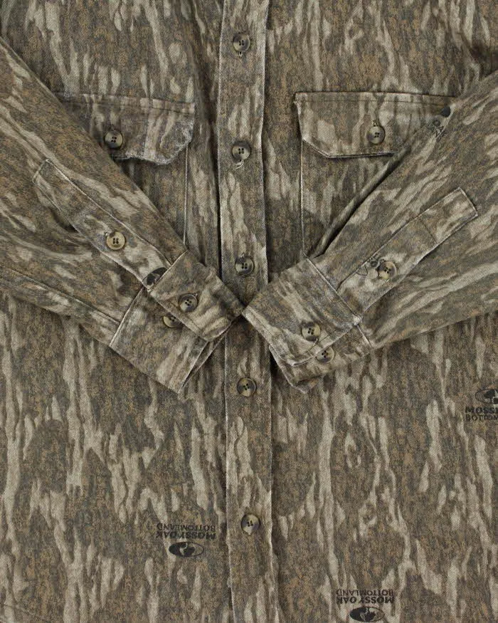 Vintage Mossy Oak Realtree Heavyweight Camouflage Long Sleeve Shirt - M sold by Rokit product image thumbnail 4