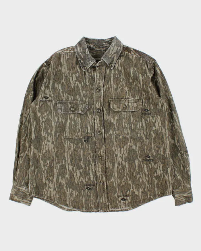 Vintage Mossy Oak Realtree Heavyweight Camouflage Long Sleeve Shirt - M sold by Rokit