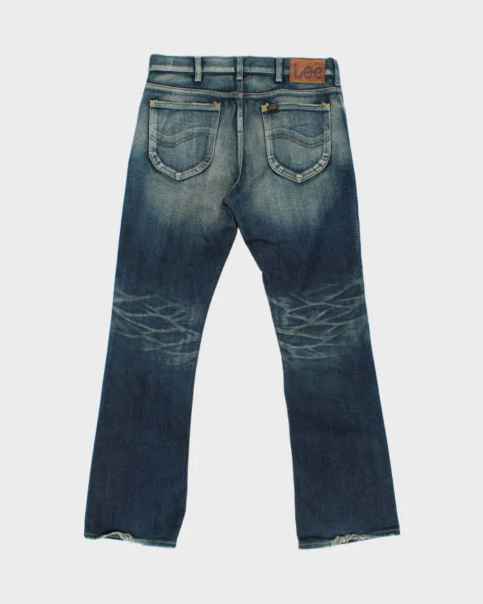 Vintage Y2K 00s Lee Riders Japanese Indigo Denim Low Rise Bootcut Jeans - W32 L31 sold by Rokit product image thumbnail 2