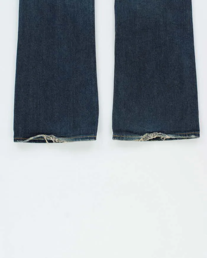 Vintage Y2K 00s Lee Riders Japanese Indigo Denim Low Rise Bootcut Jeans - W32 L31 sold by Rokit product image thumbnail 5
