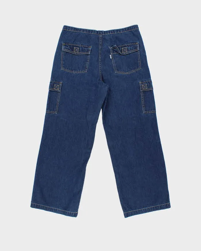 Vintage 1990s Levi's White Tag Wide Leg Cargo Jeans - W32 L28 sold by Rokit product image thumbnail 2