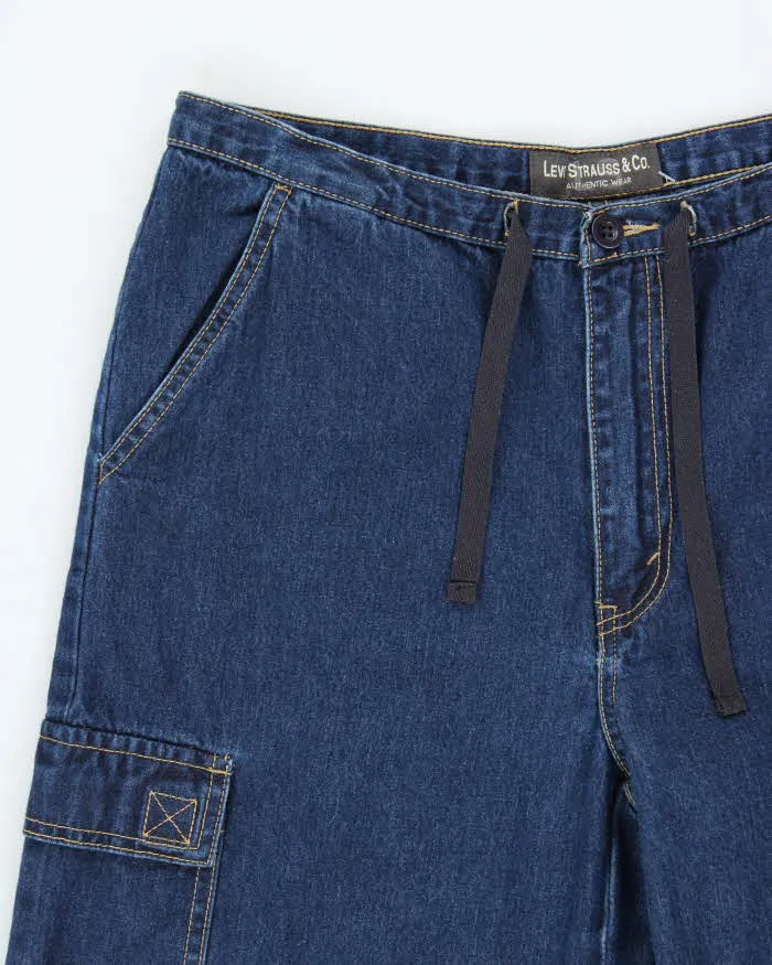 Vintage 1990s Levi's White Tag Wide Leg Cargo Jeans - W32 L28 sold by Rokit product image thumbnail 3