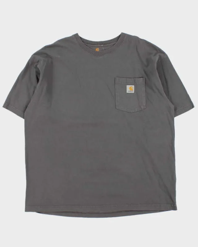 Vintage Carhartt Heavyweight Original Fit Crewneck Pocket T-Shirt - L sold by Rokit