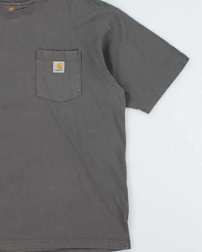Vintage Carhartt Heavyweight Original Fit Crewneck Pocket T-Shirt - L sold by Rokit product image thumbnail 3