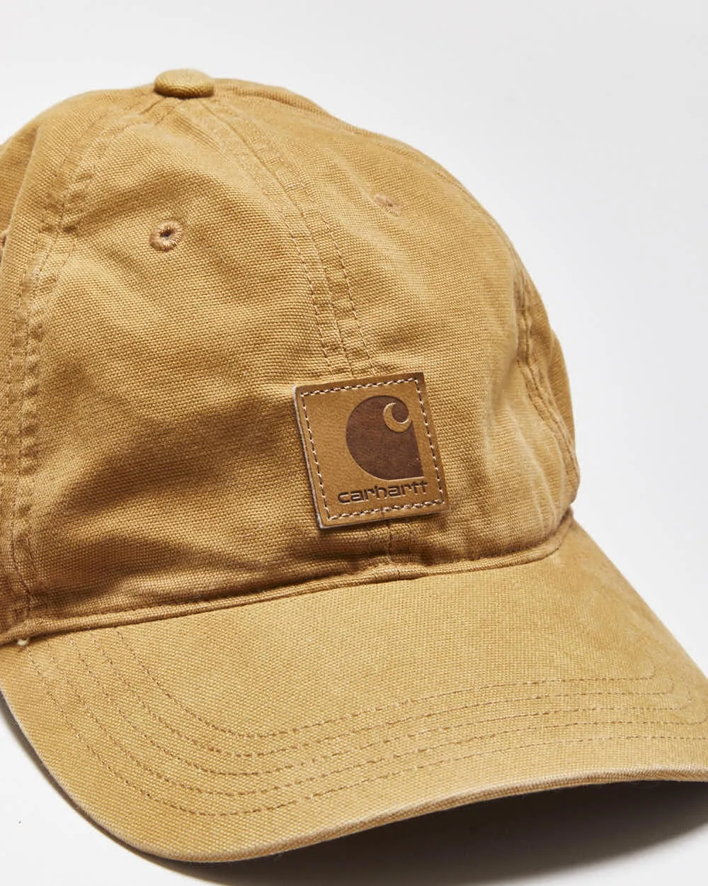 Vintage Carhartt Tan Velcro Baseball Cap - OS sold by Rokit product image thumbnail 3