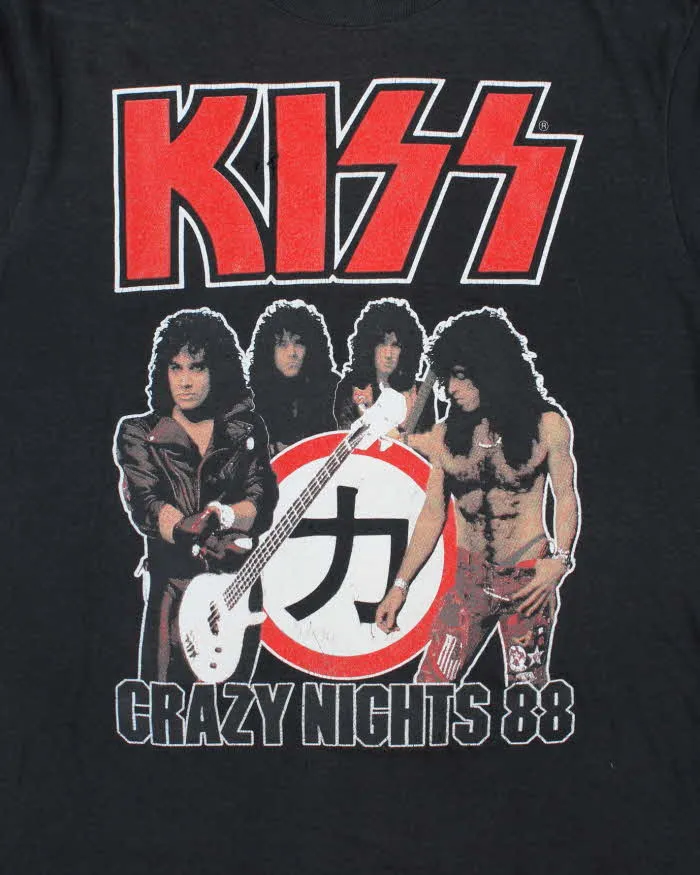 Vintage 1988 KISS 'Crazy Nights' Screen Stars Single Stitch Crewneck T-Shirt - L sold by Rokit product image thumbnail 3