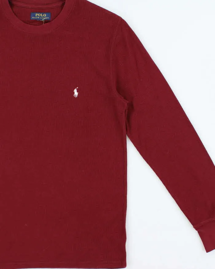 Vintage Polo Ralph Lauren Long Sleeve Crewneck Waffle T-Shirt - M sold by Rokit product image thumbnail 3