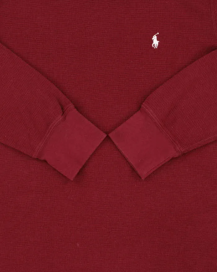 Vintage Polo Ralph Lauren Long Sleeve Crewneck Waffle T-Shirt - M sold by Rokit product image thumbnail 4