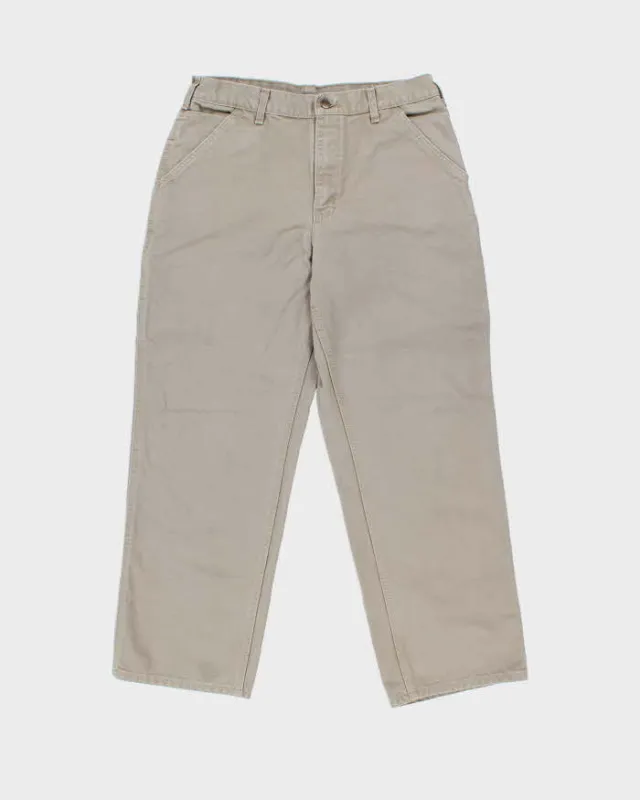 Vintage Carhartt B11 Des Original Dungaree Fit Workwear Trousers - W32 L30 sold by Rokit