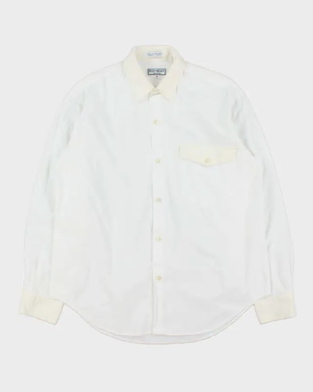 Vintage 90s Yves Saint Laurent Two Tone Shirt - M sold by Rokit