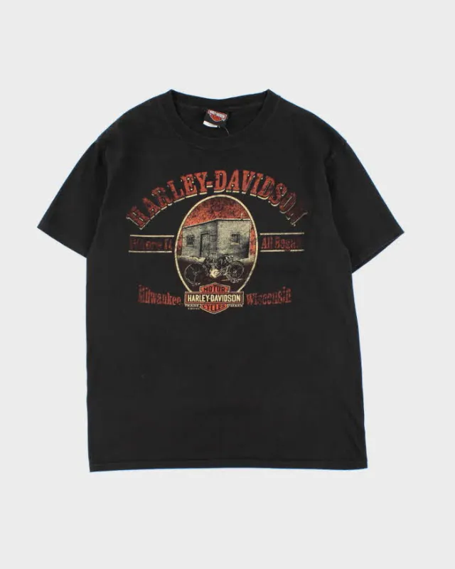 Vintage Harley Davidson Graphic T-shirt - M sold by Rokit