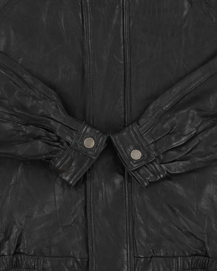 Vintage 1990s Collezione Calfskin Leather Bomber Jacket - M sold by Rokit product image thumbnail 5