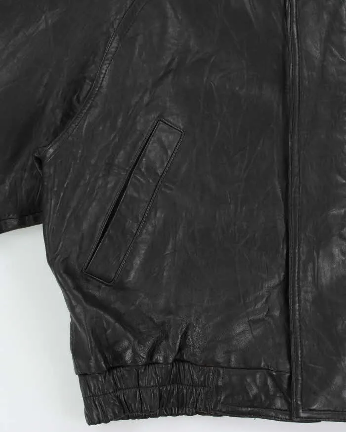 Vintage 1990s Collezione Calfskin Leather Bomber Jacket - M sold by Rokit product image thumbnail 4