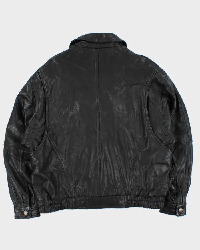 Vintage 1990s Collezione Calfskin Leather Bomber Jacket - M sold by Rokit product image thumbnail 2