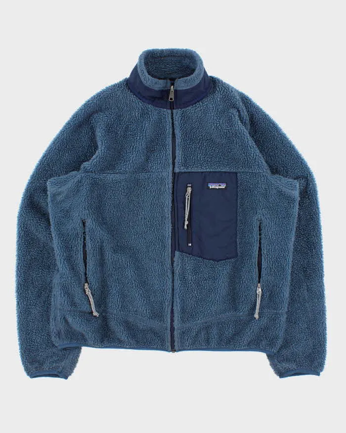 Vintage FA1999 Patagonia Classic Retro-X Made In USA Deep Pile Full-Zip Sherpa Fleece - L sold by Rokit
