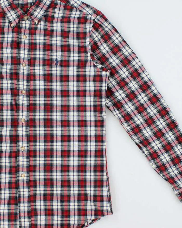 Vintage 00s Polo Ralph Lauren Plaid Long Sleeve Flannel Shirt - M sold by Rokit product image thumbnail 3