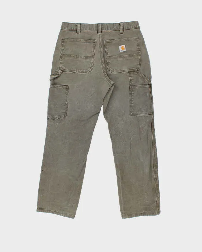 Vintage Carhartt Duck Double Knee Rugged Flex Relaxed Fit Distressed Workwear Trousers - W32 L29 sold by Rokit product image thumbnail 2