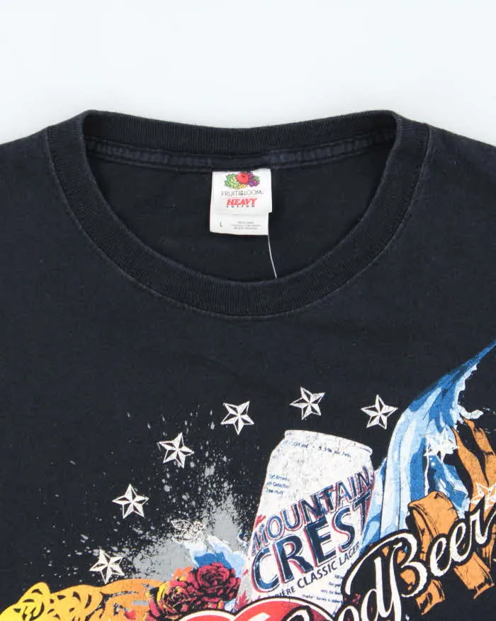 Vintage Y2K 00s Beer Graphic Heavyweight Crewneck T-Shirt - L sold by Rokit product image thumbnail 5