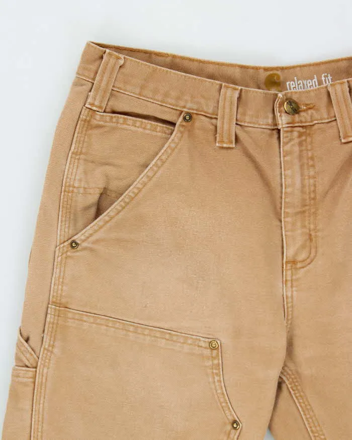 Vintage Carhartt Double Front Desert Tan Relaxed Fit Distressed Workwear Trousers - W32 L30 sold by Rokit product image thumbnail 3
