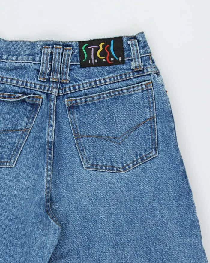 Vintage 1990s Steel Made In USA Super Wide Leg Women's Jeans - W28 L31 sold by Rokit product image thumbnail 4