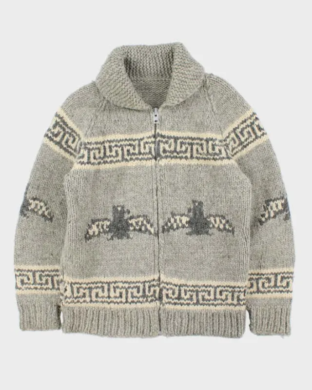 Vintage Handknit Heavyweight Cowichan - M sold by Rokit