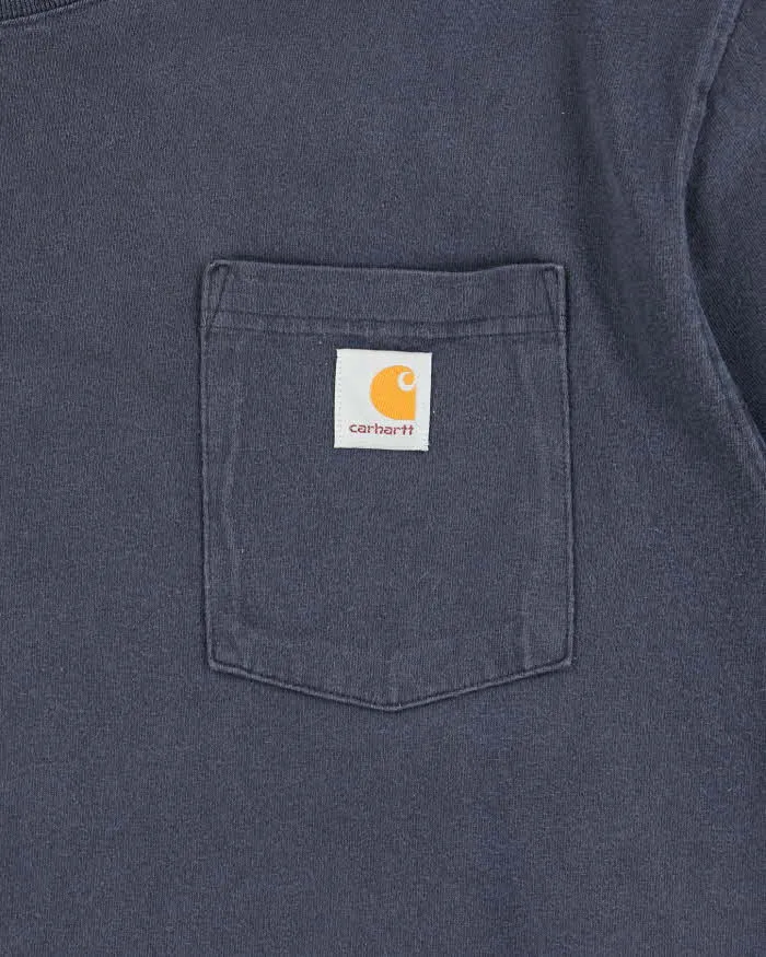 Vintage Carhartt Pocket Loose Fit Crewneck T-shirt - L sold by Rokit product image thumbnail 4