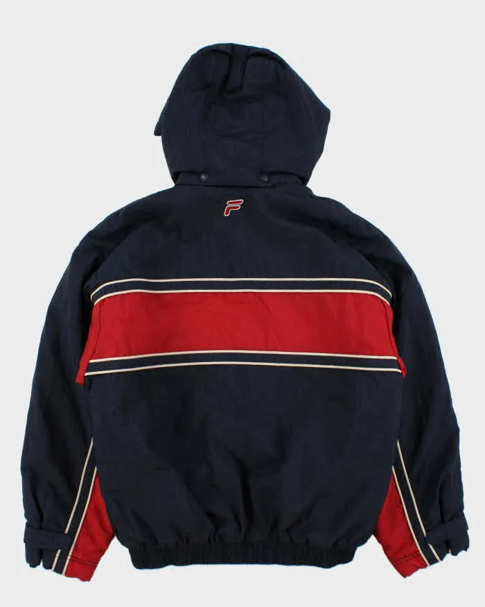 Vintage 90s Fila Padded Hooded Jacket - M sold by Rokit product image thumbnail 2