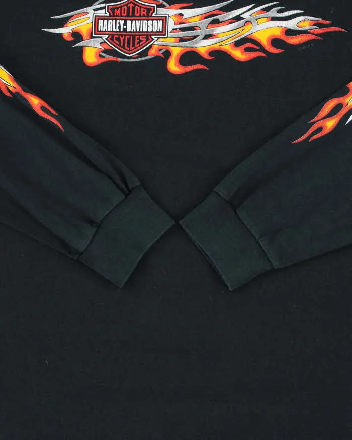 Vintage Y2K 2003 Harley Davidson Flame Long Sleeve T-shirt - XL sold by Rokit product image thumbnail 5