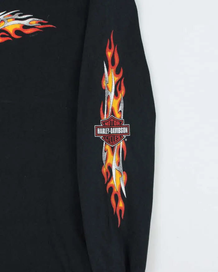 Vintage Y2K 2003 Harley Davidson Flame Long Sleeve T-shirt - XL sold by Rokit product image thumbnail 4