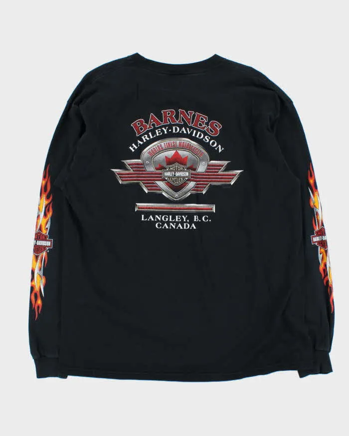 Vintage Y2K 2003 Harley Davidson Flame Long Sleeve T-shirt - XL sold by Rokit product image thumbnail 2