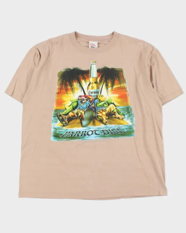 Vintage 1998 Corona Parrot-Dise Crewneck T-Shirt - XL sold by Rokit