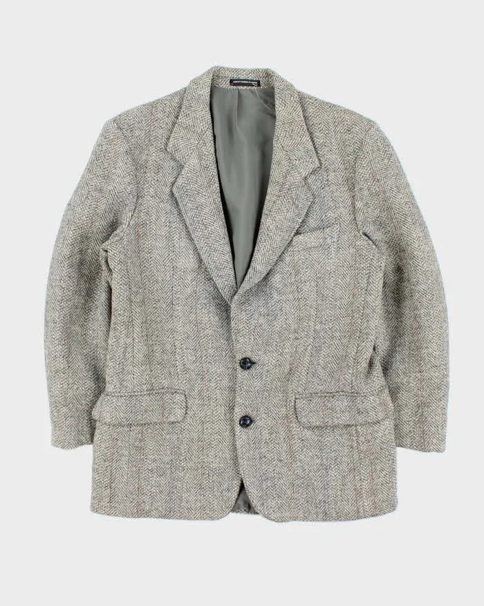 Vintage 1980s Harris Tweed Hand Woven Wool Blazer - M sold by Rokit