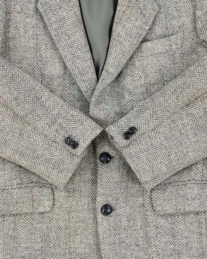 Vintage 1980s Harris Tweed Hand Woven Wool Blazer - M sold by Rokit product image thumbnail 4