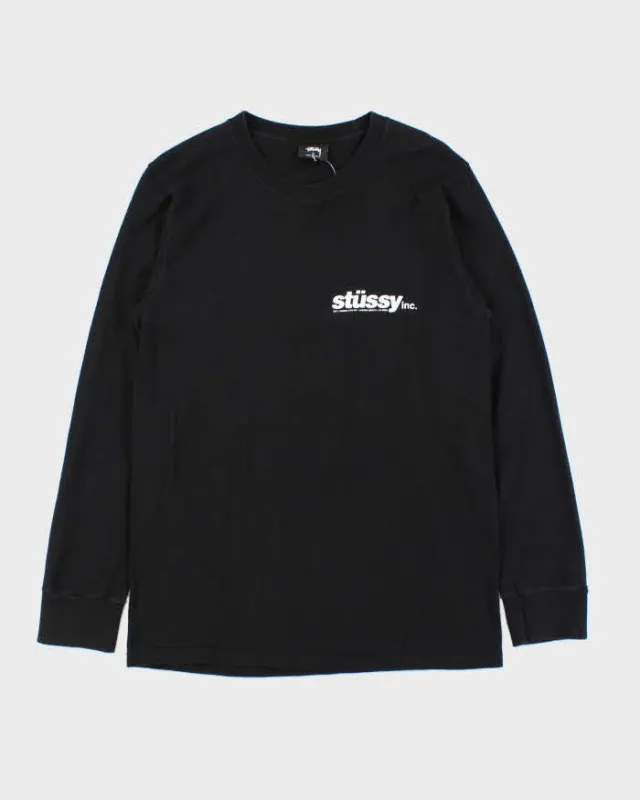 Vintage Stussy Graphic Long Sleeve T-shirt - S sold by Rokit