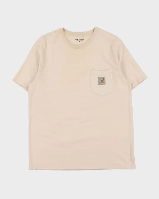 Vintage Carhartt WIP x Brain Dead Anti Viral Crewneck Pocket T-Shirt - L made by Carhartt