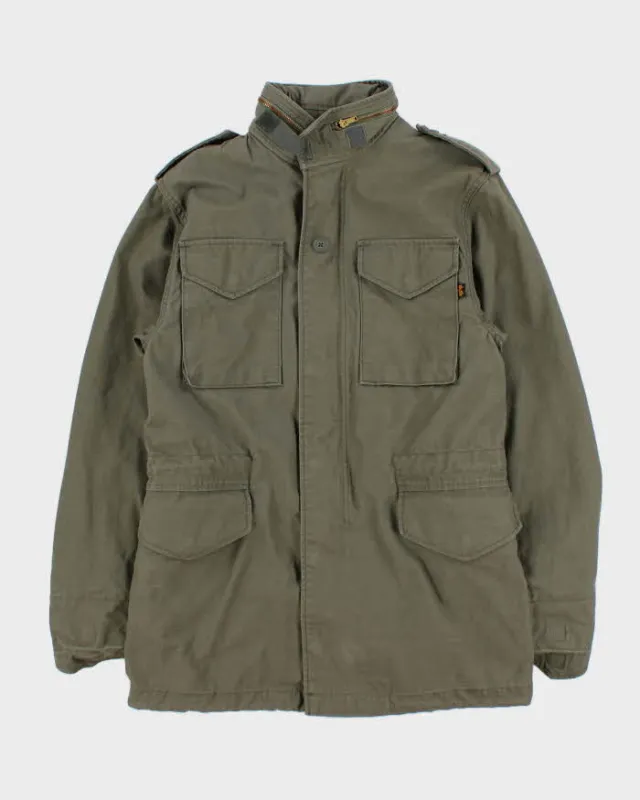 Vintage Alpha Industries Olive M-65 Heritage Field Jacket - XS sold by Rokit