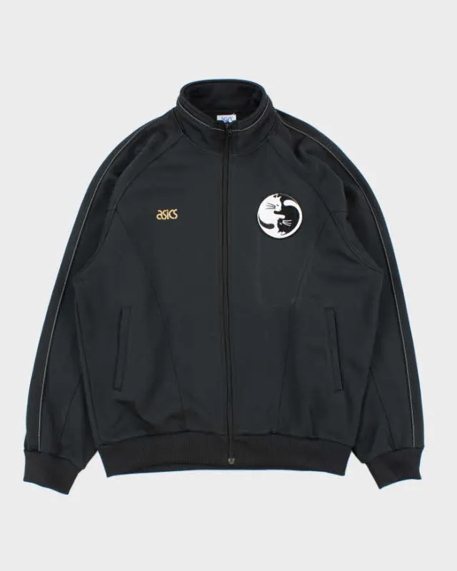 Vintage 1990s Asics Japan Kitty Patch Track Jacket - M made by Asics