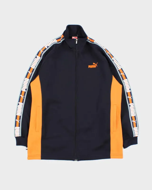 Vintage Y2K 00s Puma Reverse Spell Out Track Jacket - S sold by Rokit