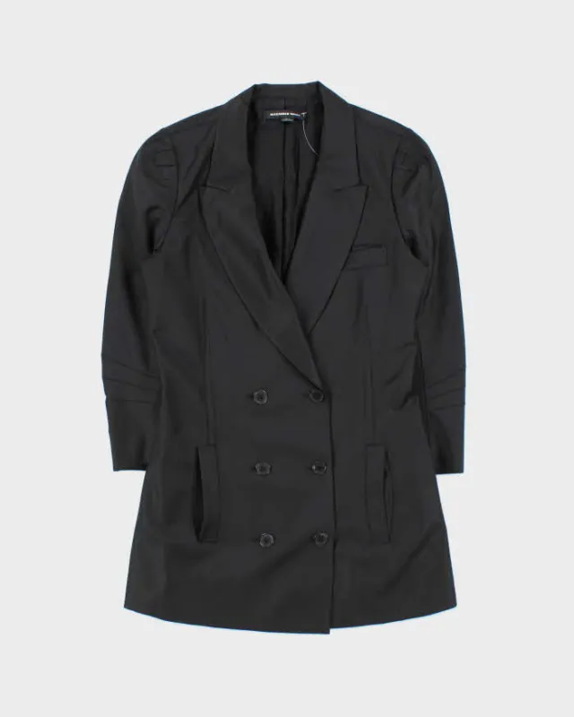 Vintage Alexander Wang Satin Double Breasted Women's Long Blazer - S sold by Rokit