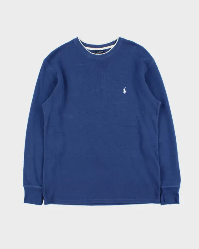 Vintage Polo Ralph Lauren Long Sleeve Waffle T-shirt - M sold by Rokit