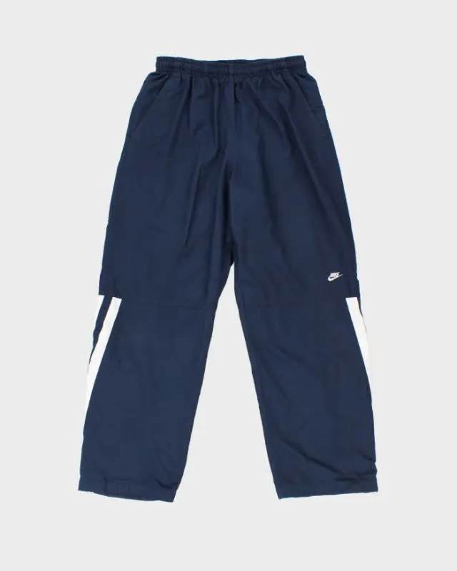 Vintage Y2K 00s Nike Wide Leg Tracksuit Bottoms - M made by Nike