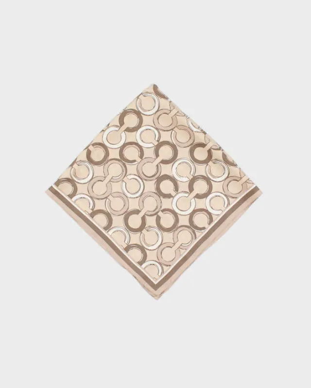 Vintage Y2K 00s Coach Monogram Silk Scarf sold by Rokit